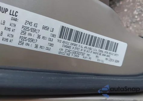 2012 Chrysler Town & Country Limited from USA, damaged, VIN 2C4RC1GG8CR237367